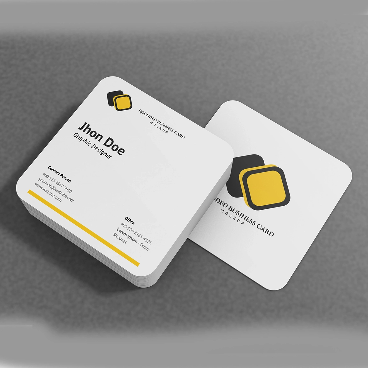 Rounded Square Mockup
